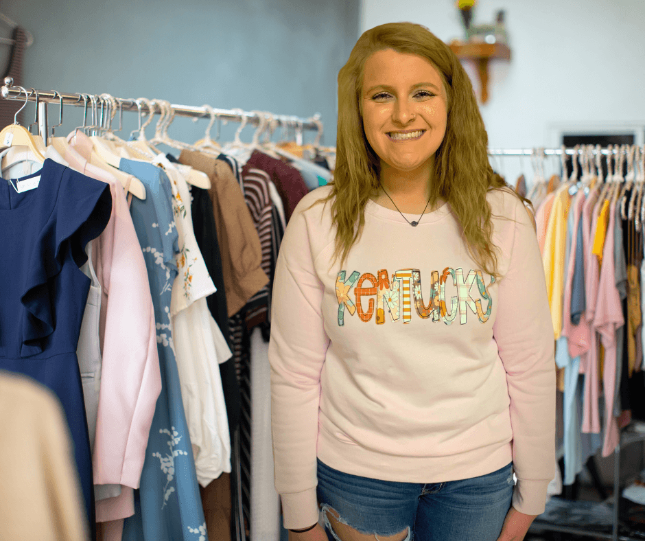 Pink Floral “Kentucky” Sweatshirt - Moonlight Boutique