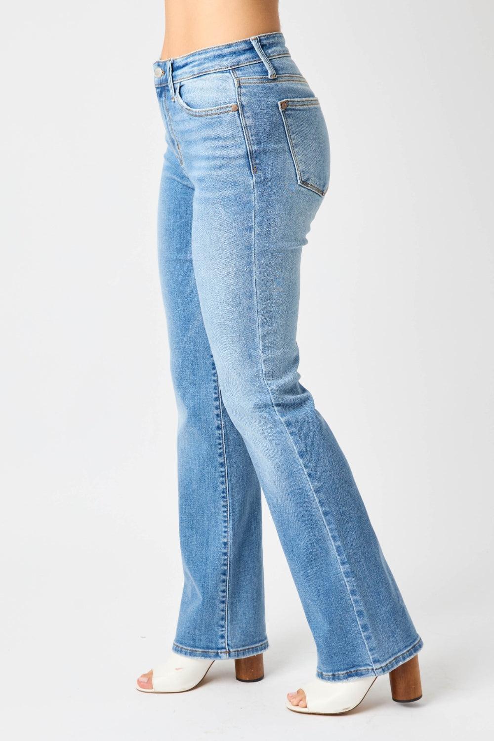 Judy Blue Full Size High Waist Straight Jeans - Moonlight Boutique