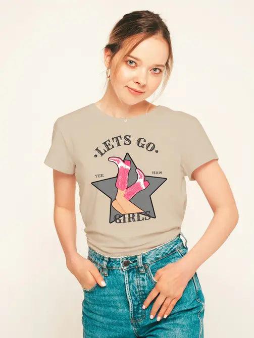 Lets Go Girls Graphic T-Shirt - Moonlight Boutique