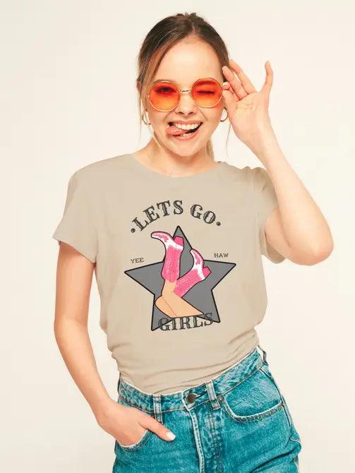 Lets Go Girls Graphic T-Shirt - Moonlight Boutique