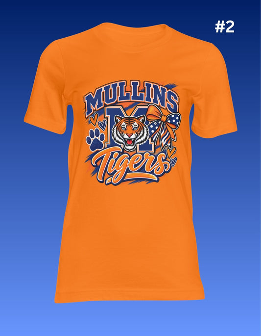 Mullins School, Bow, Style #2, T-Shirt