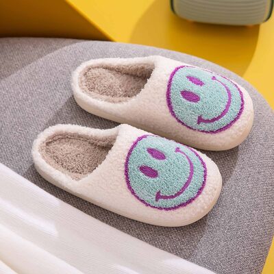 Melody Smiley Face Slippers - Moonlight Boutique