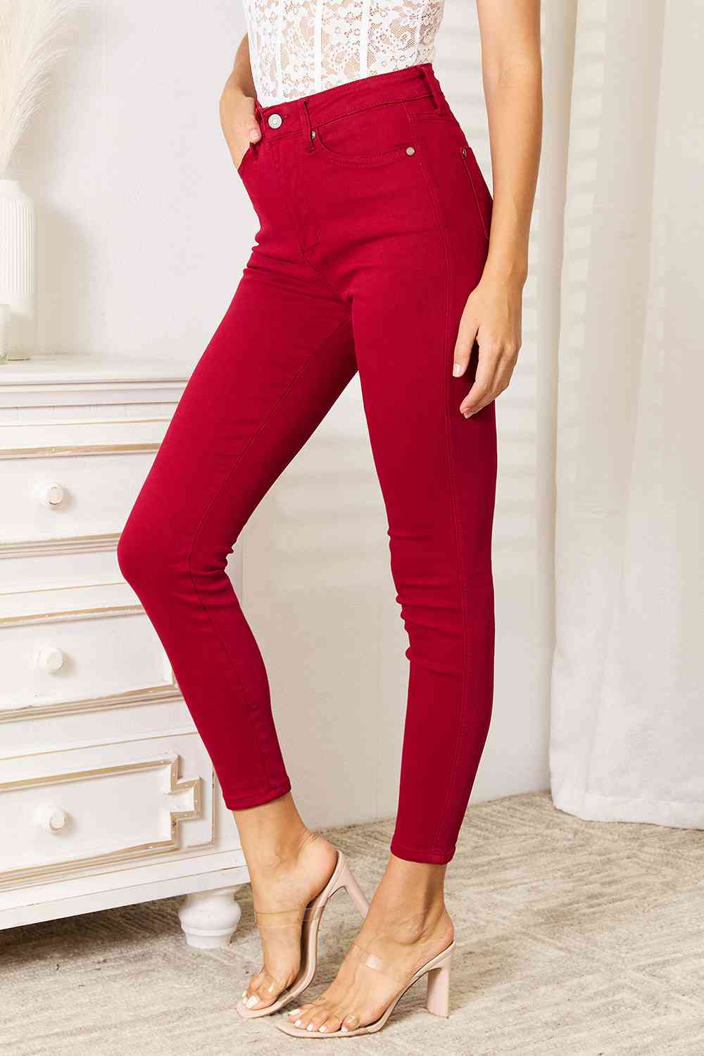 Judy Blue Full Size High Waist Tummy Control Skinny Jeans - Moonlight Boutique