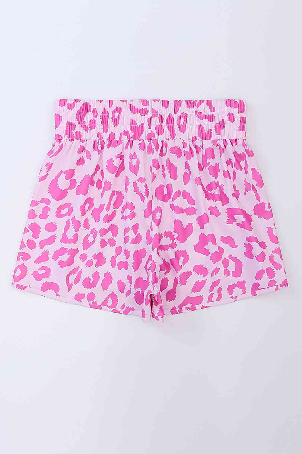 Leopard Elastic Waist Shorts - Moonlight Boutique