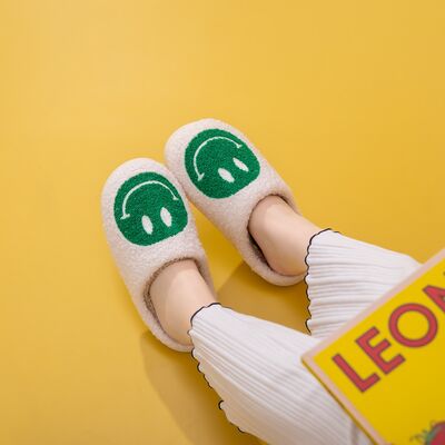 Melody Smiley Face Slippers - Moonlight Boutique