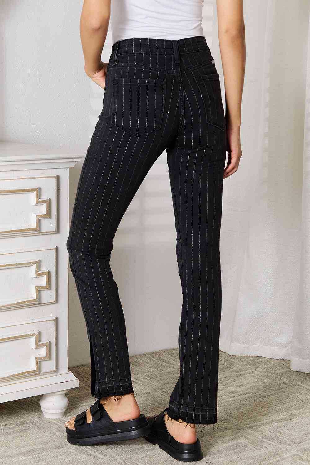 Kancan Striped Pants with Pockets - Moonlight Boutique