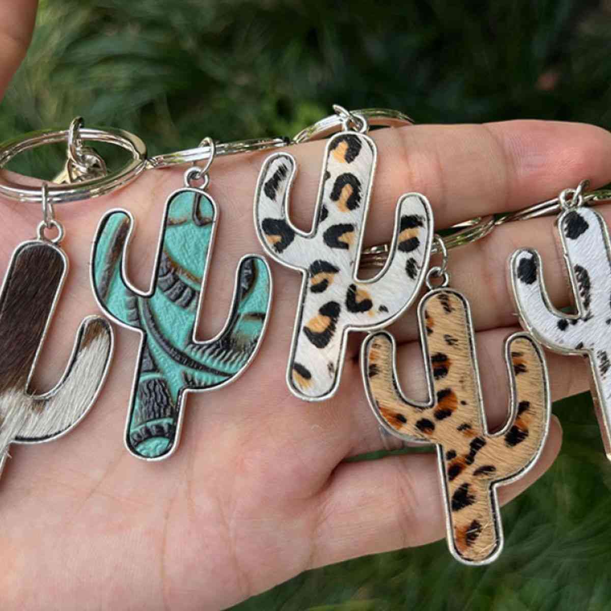 Cactus Shape Key Chain - Moonlight Boutique