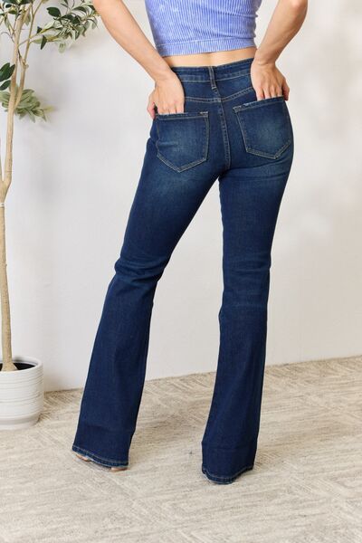 Kancan Full Size Slim Bootcut Jeans - Moonlight Boutique