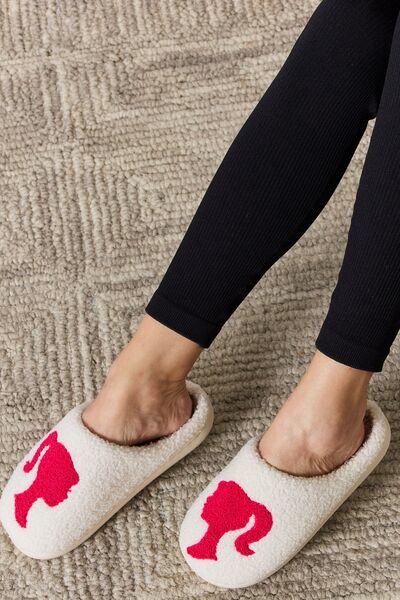 Melody Graphic Cozy Slippers - Moonlight Boutique