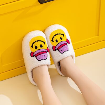 Melody Smiley Face Slippers - Moonlight Boutique